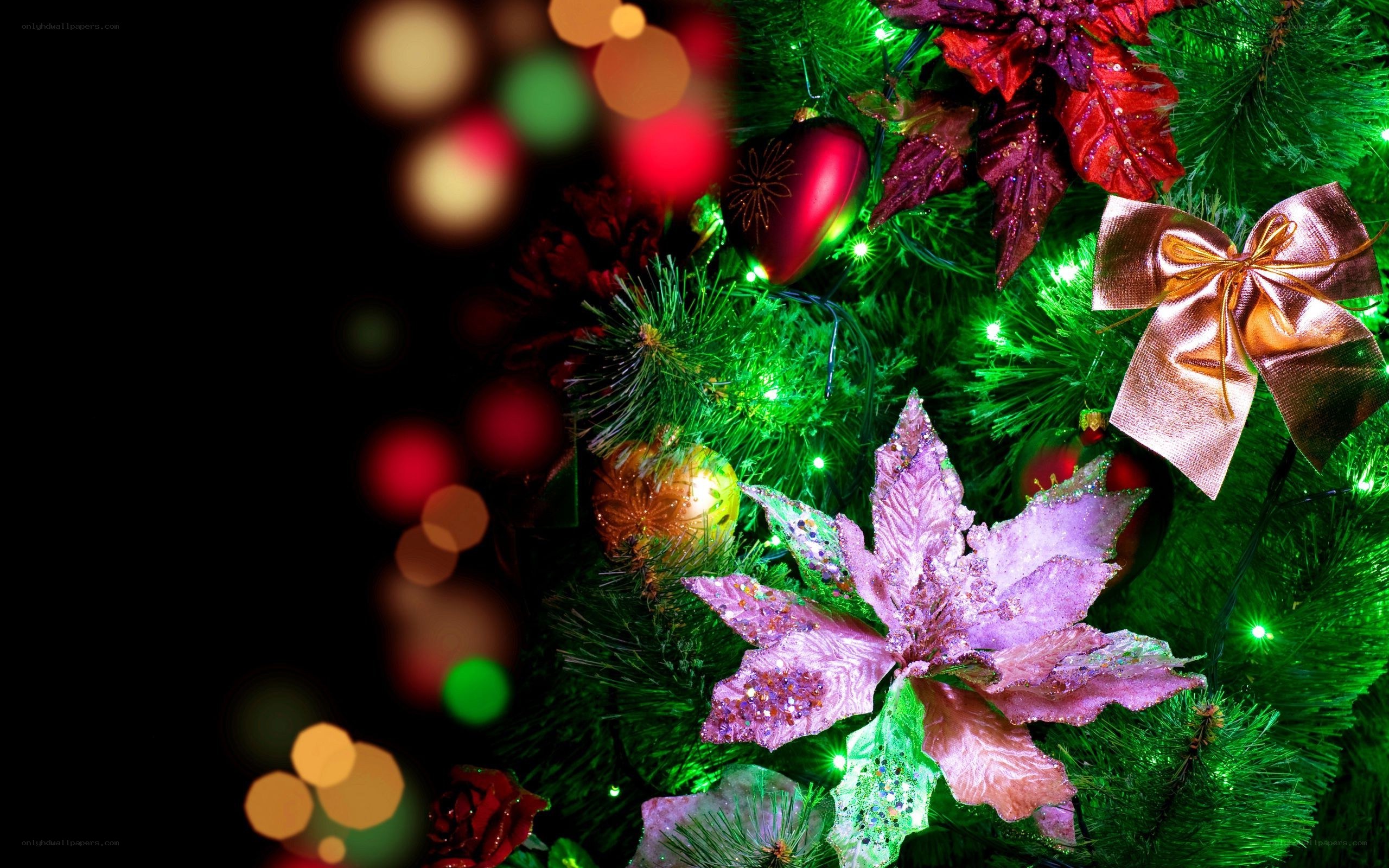 Christmas tree with ornaments