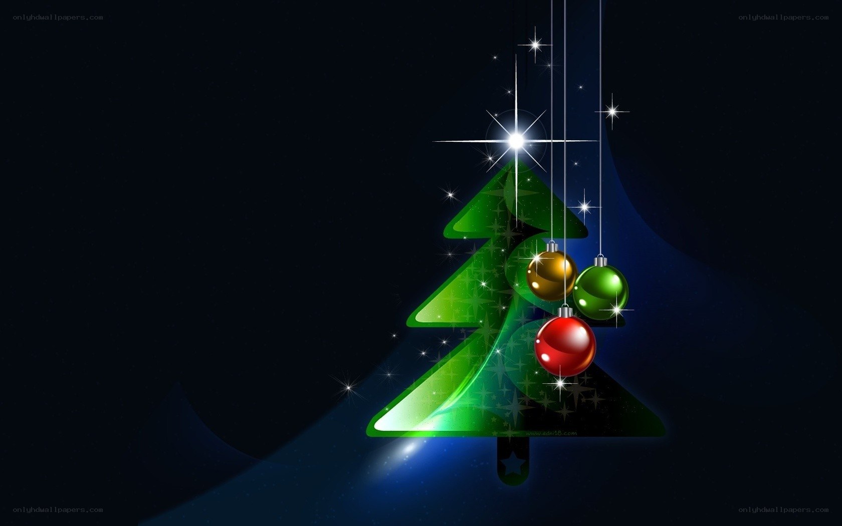 Christmas tree with ornaments