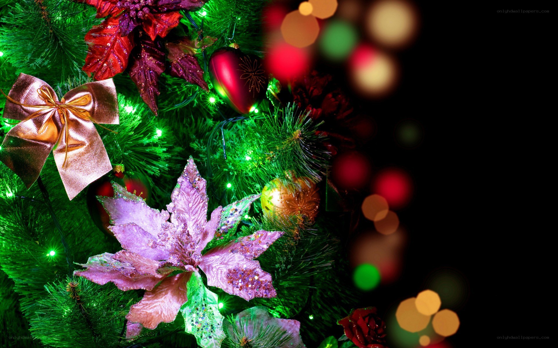 Christmas tree with ornaments