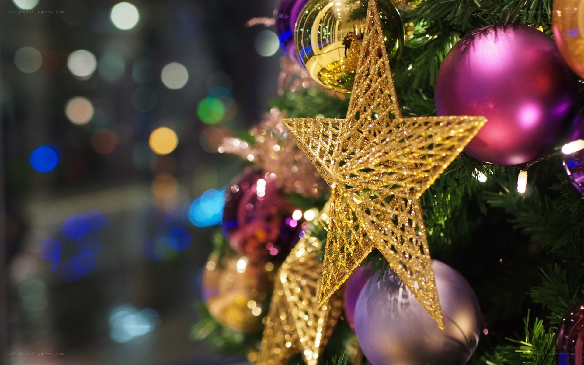 Christmas tree with ornaments