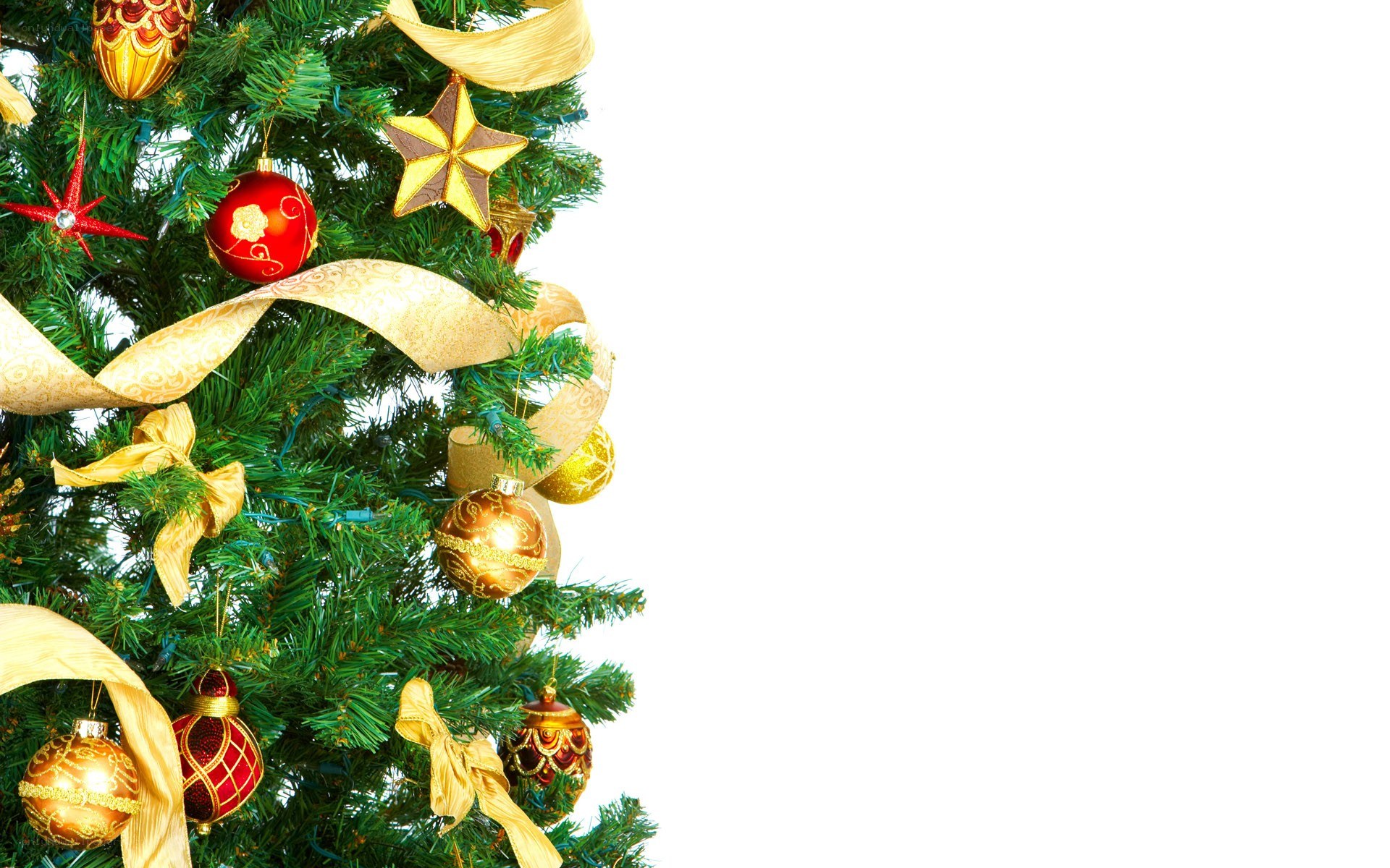 Christmas tree with ornaments