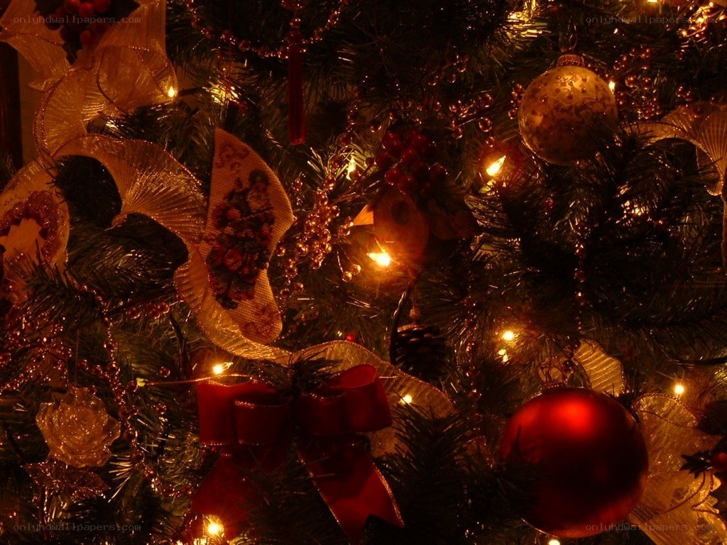 Christmas tree with ornaments