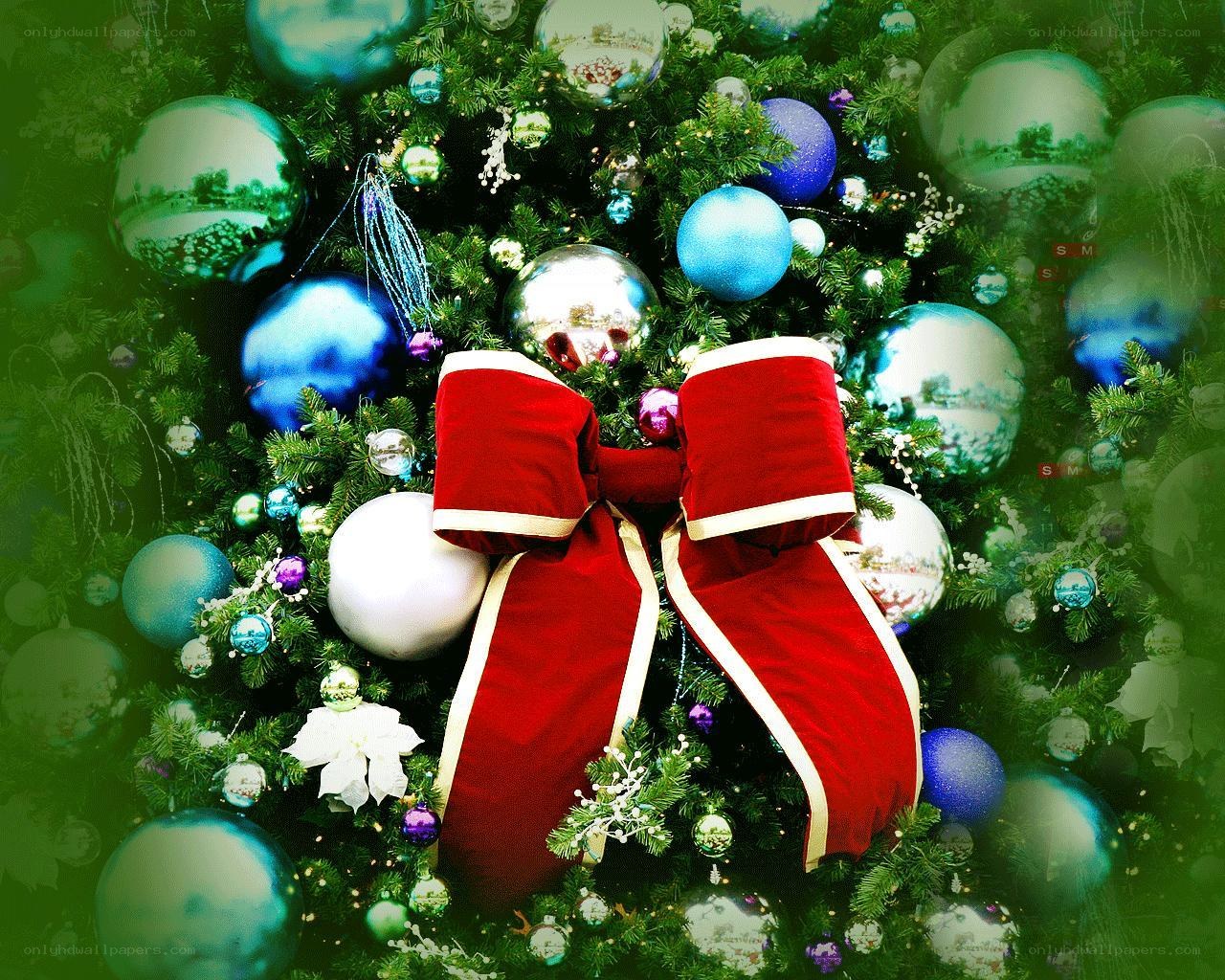 Christmas tree with ornaments