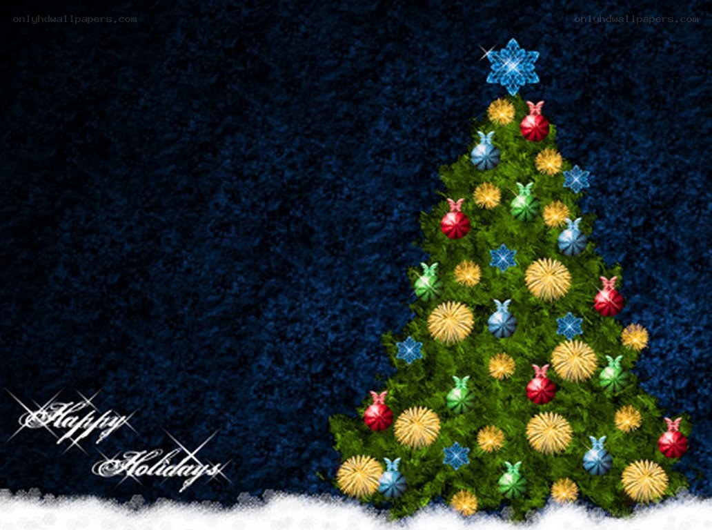 Christmas tree with ornaments