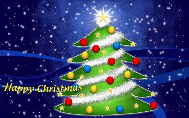 Christmas tree with ornaments