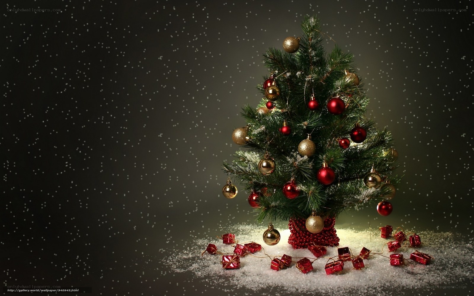 Christmas tree with ornaments