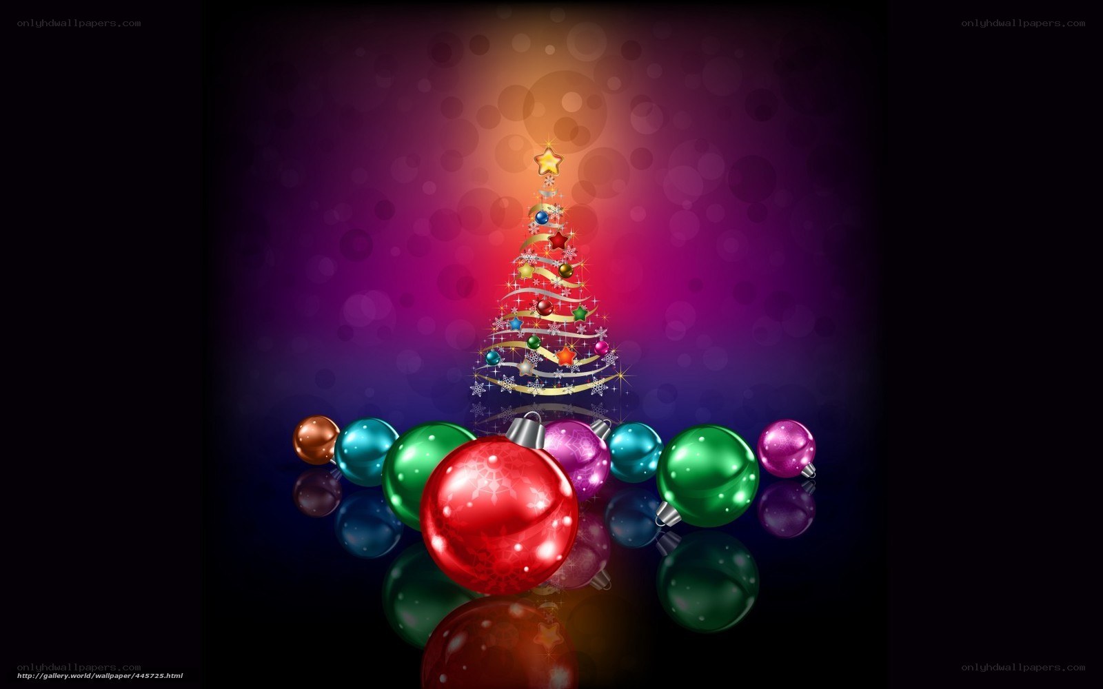 Christmas tree with ornaments
