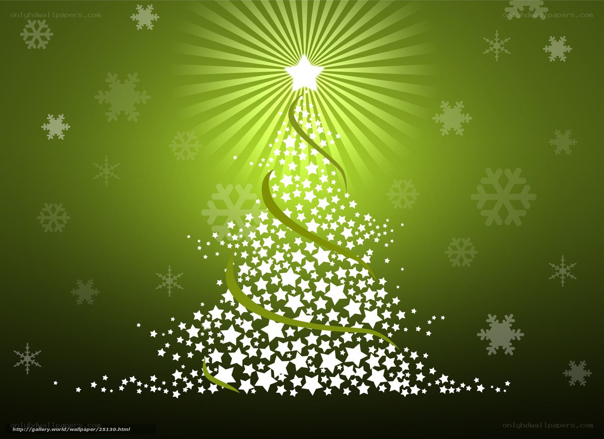 Christmas tree with stars