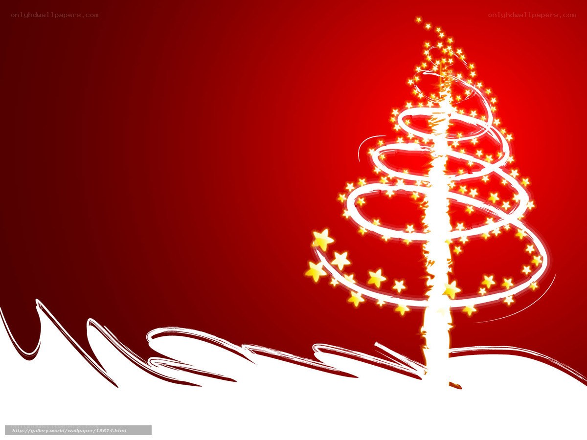 Christmas tree with stars
