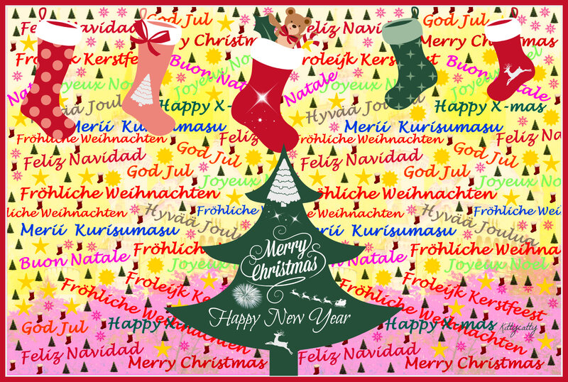Christmas Tree with Stockings