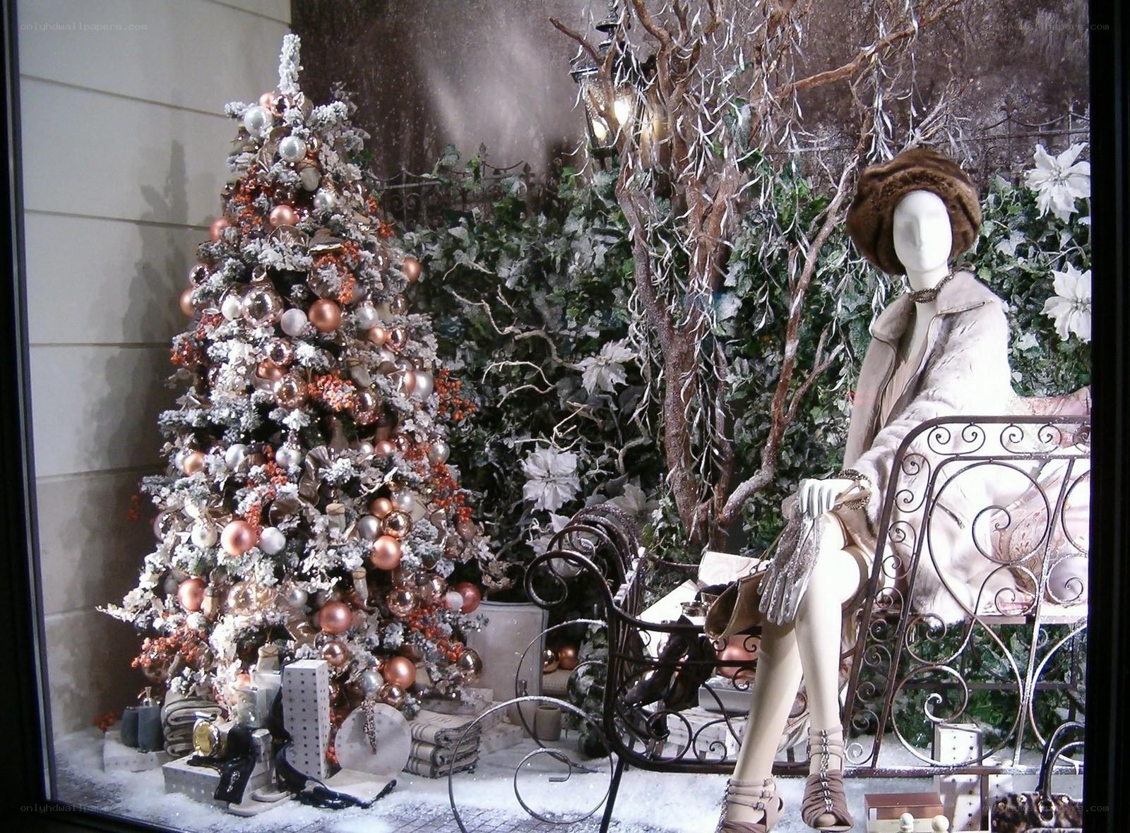 Christmas window display