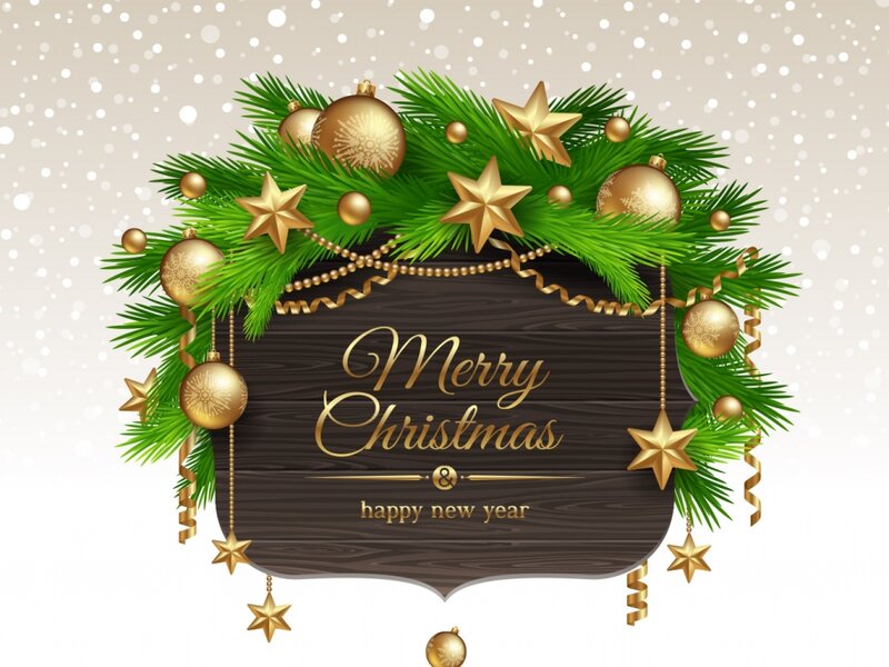 Christmas Wreath Decoration — Green, Festive