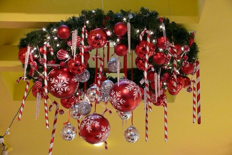 Christmas Wreath Decoration — Red