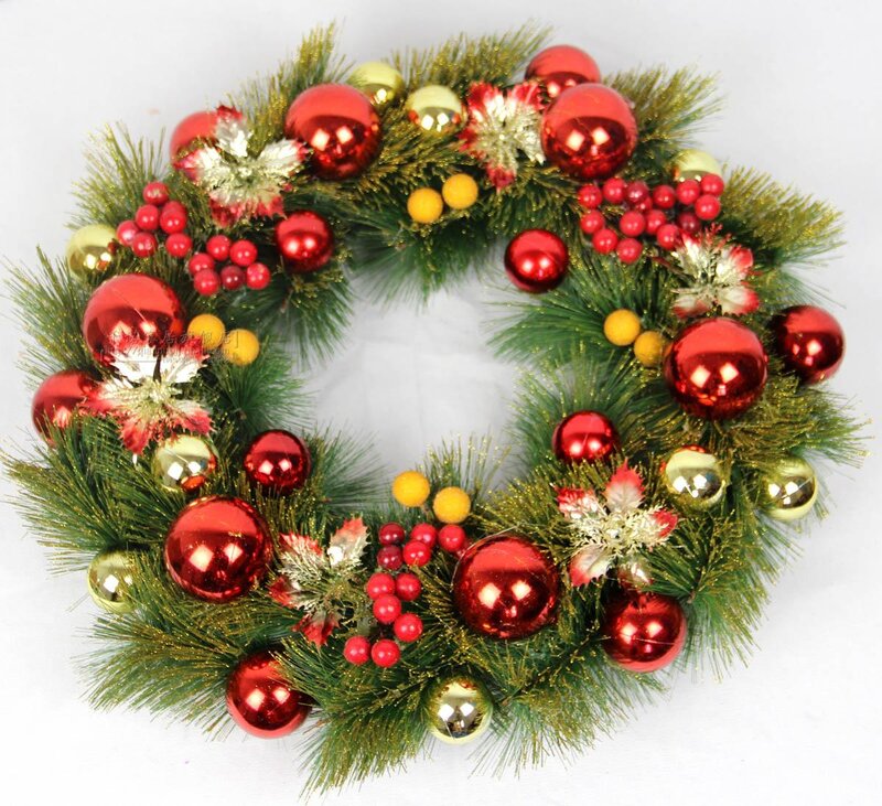 Christmas Wreath — Green, Festive