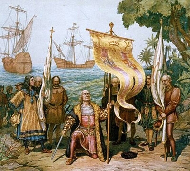 Christopher Columbus Landing
