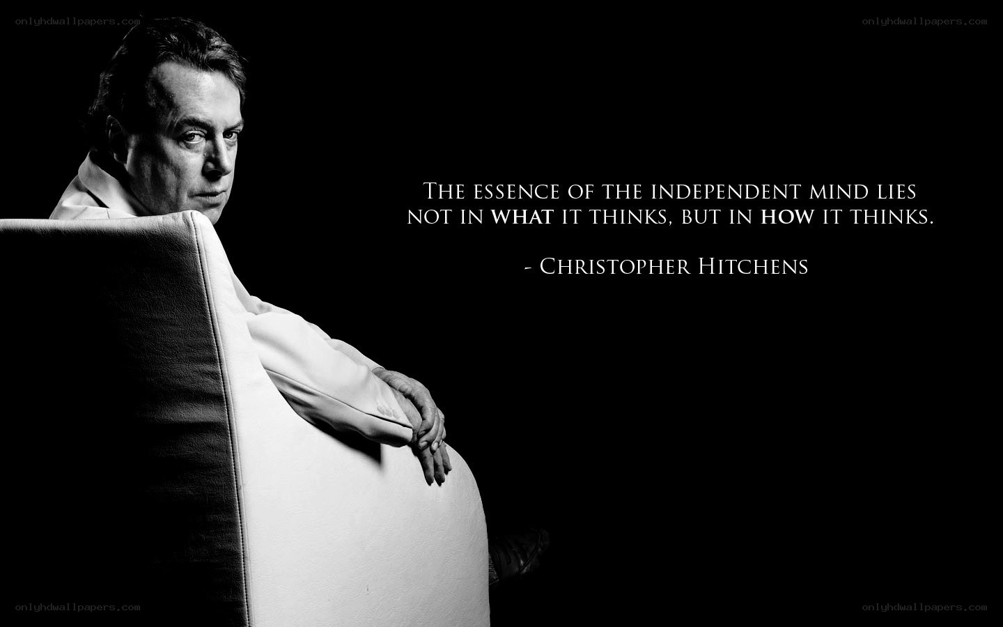 Christopher Hitchens quote