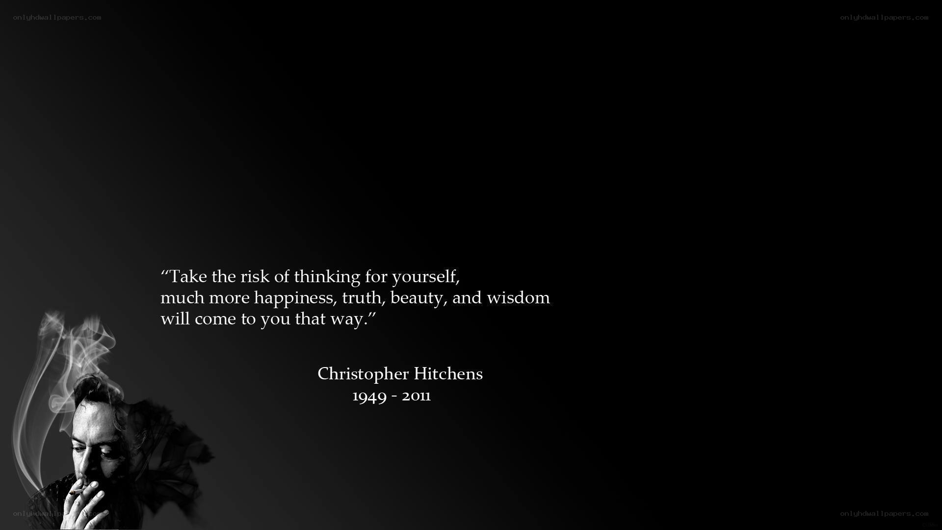 Christopher Hitchens quote