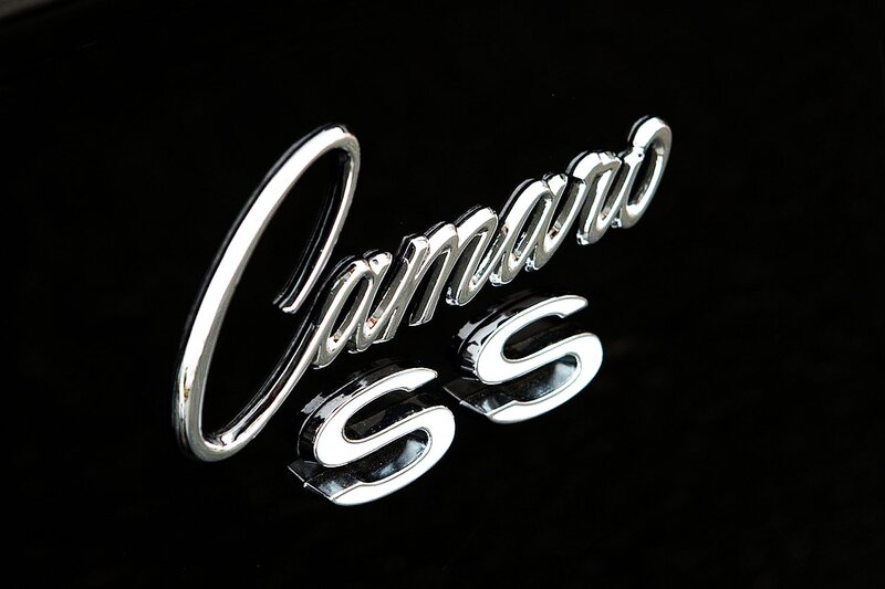 Chrome Camaro SS emblem