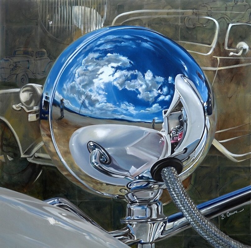 Chrome Car Headlight