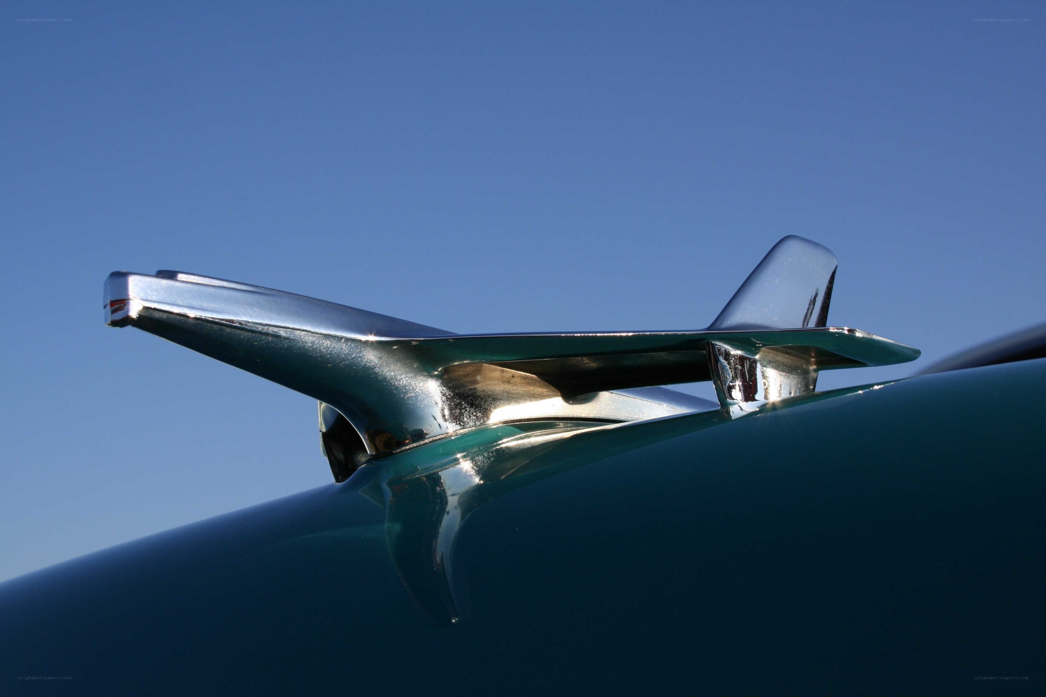 Chrome car hood ornament