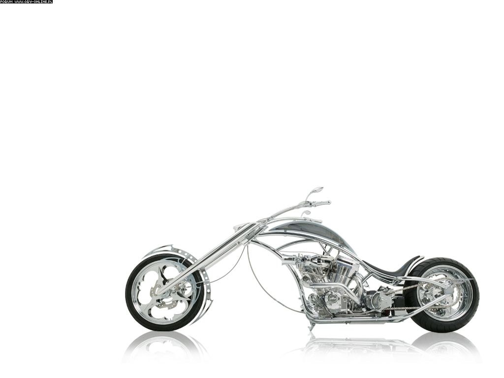 chrome chopper motorcycle