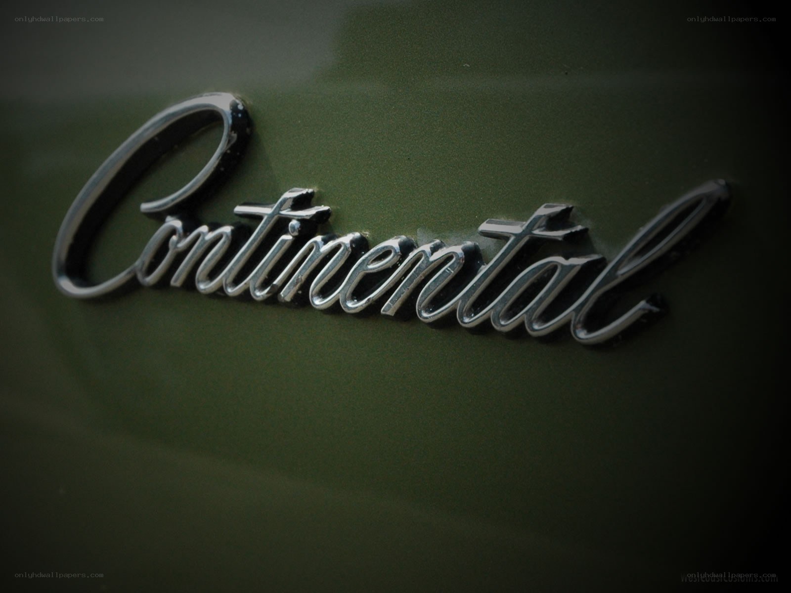 Chrome Continental emblem