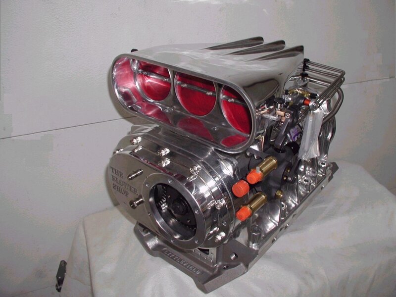 Chrome Engine Assembly