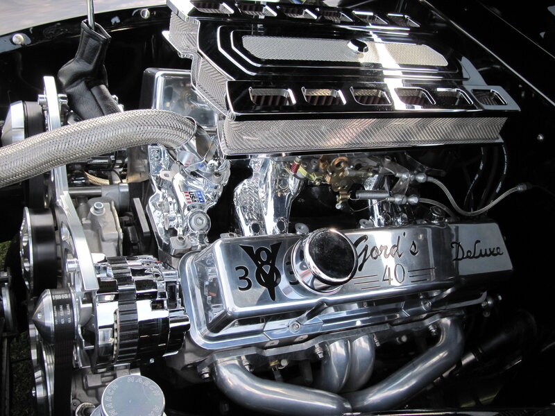 Chrome Engine Bay