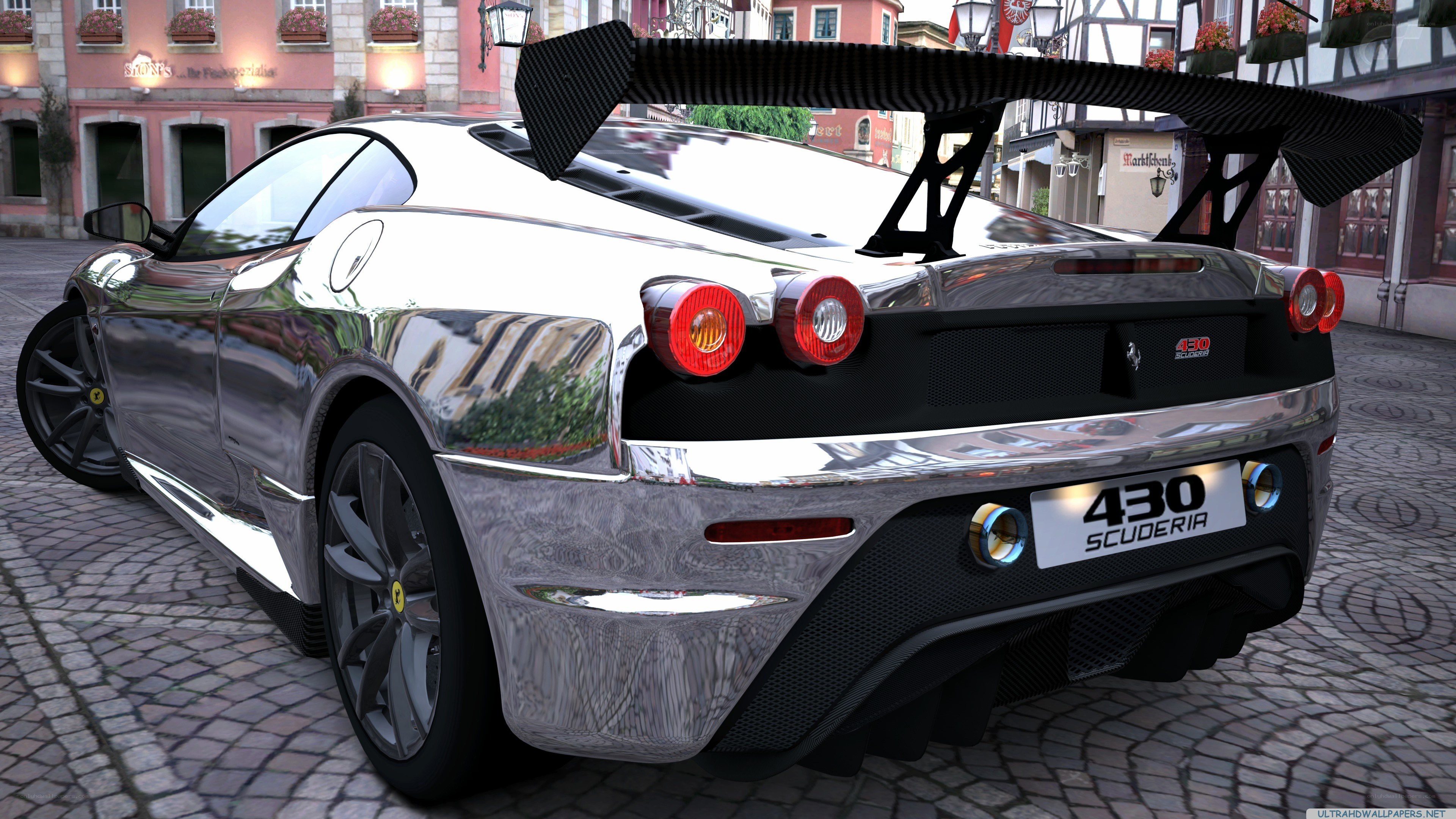 Chrome Ferrari 430 Scuderia
