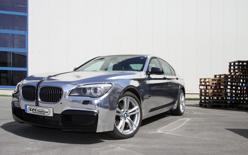 Chrome-finished BMW 7 Series