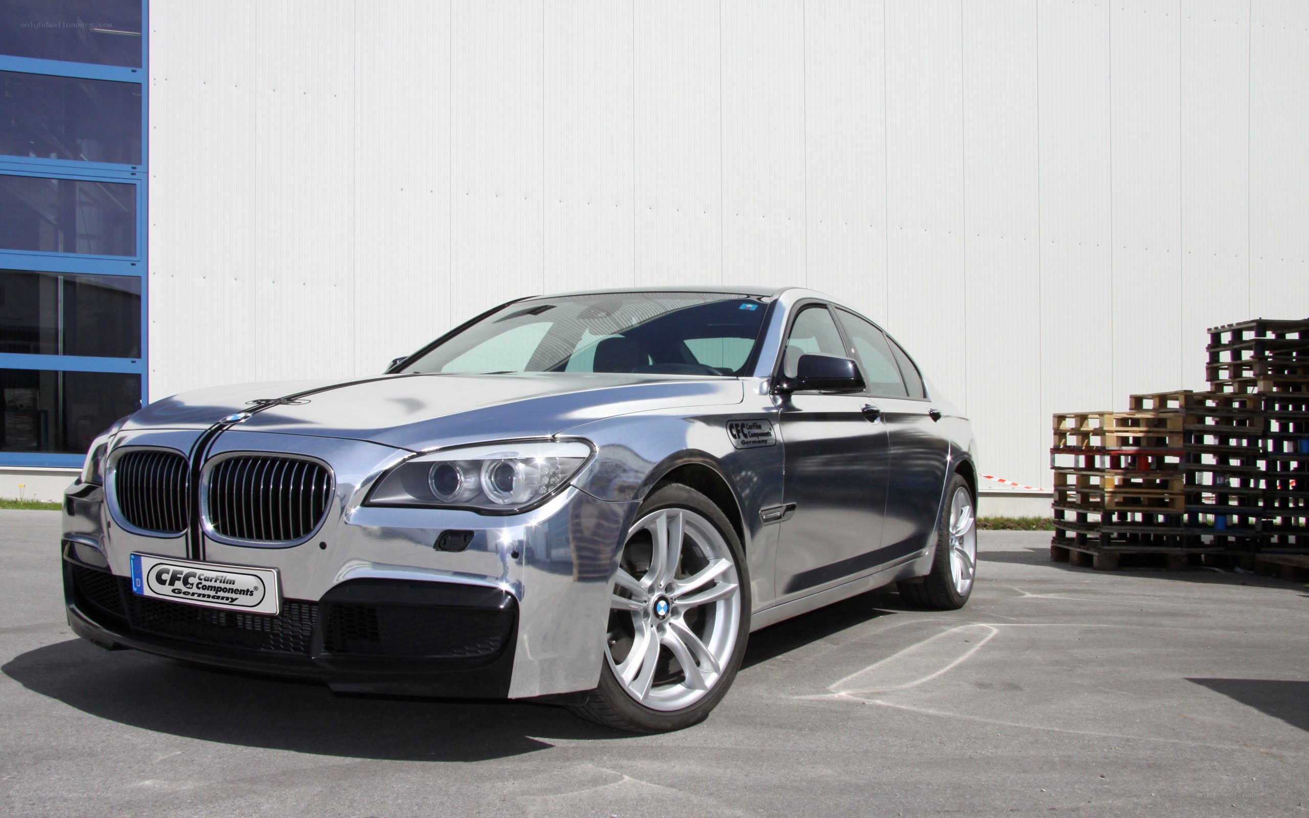 Chrome-finished BMW 7 Series