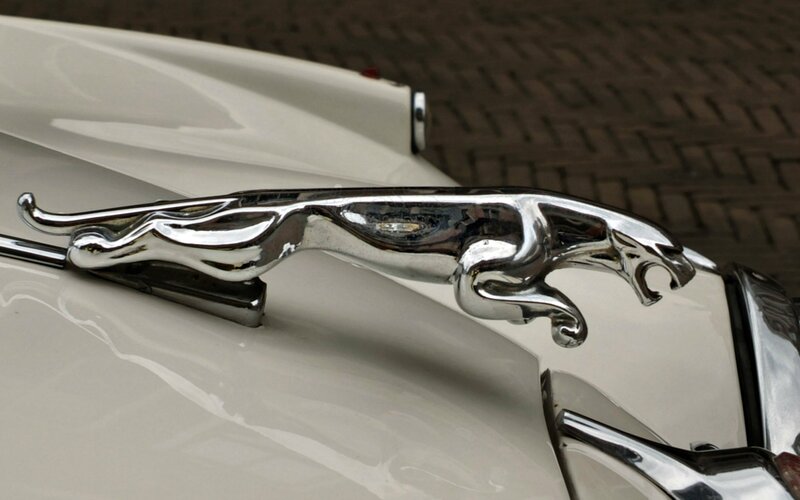Chrome Jaguar Hood Ornament — Silver
