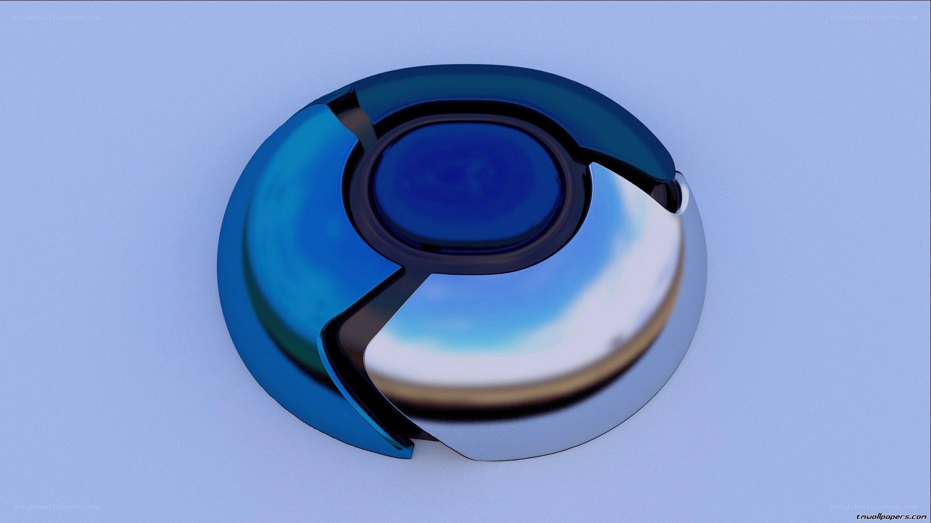 Chrome logo abstract design