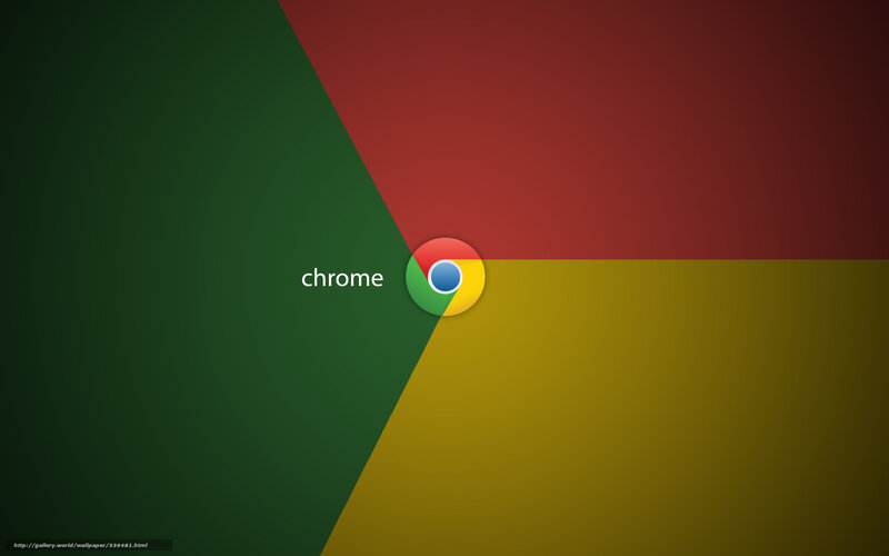 Chrome Logo on Background — Green, Neutral