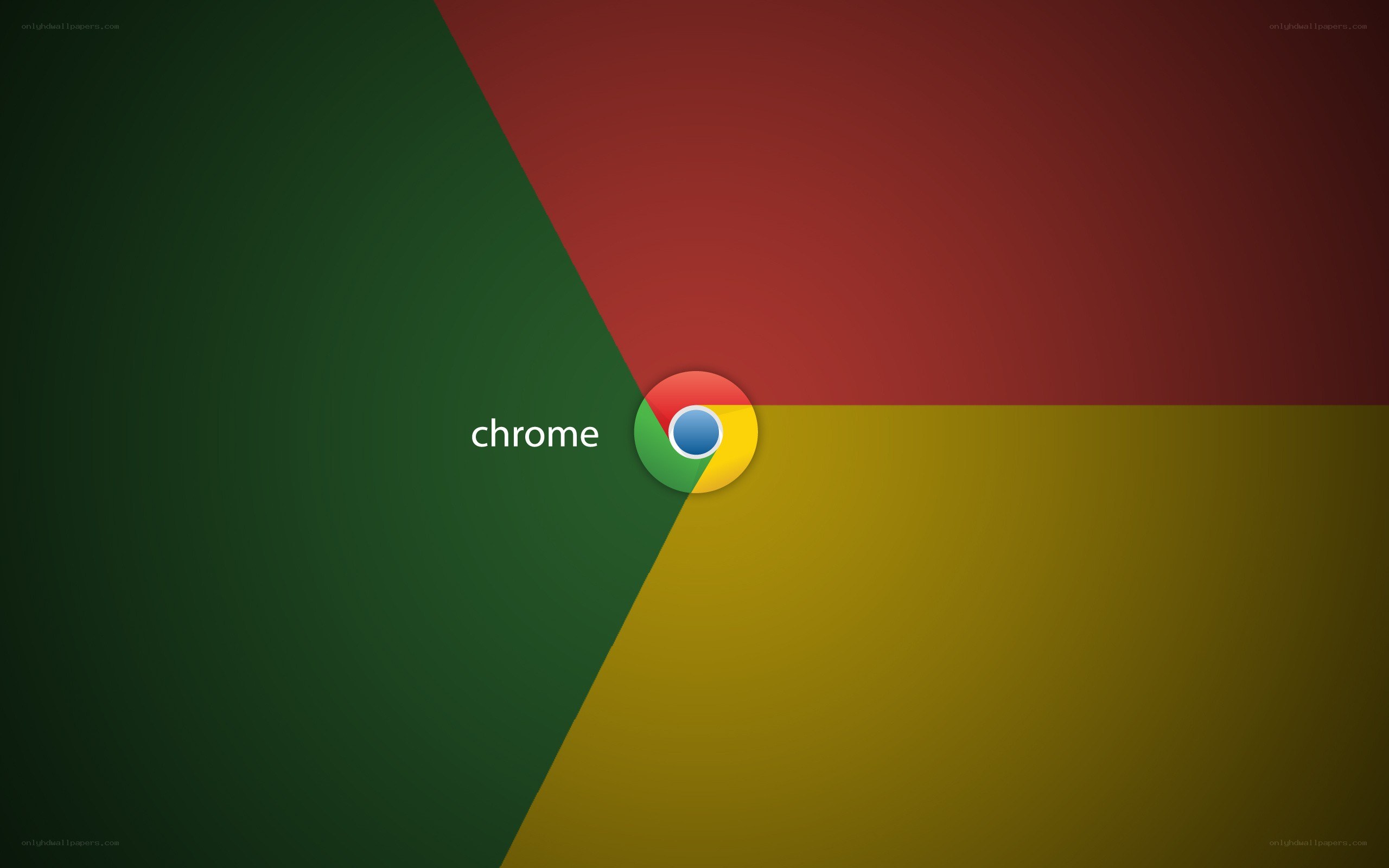 Chrome logo on colorful background