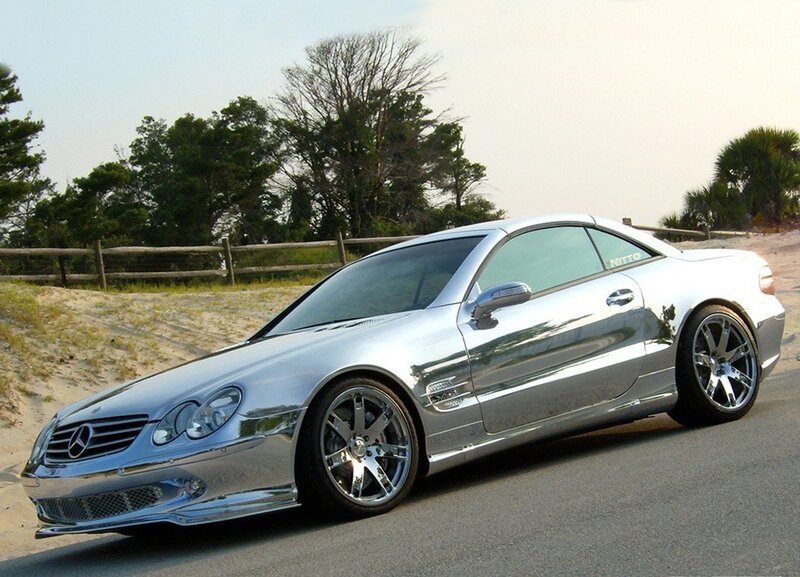 Chrome Mercedes-Benz SL500