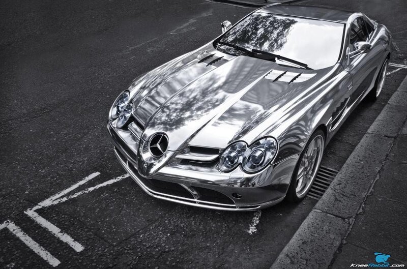 Chrome Mercedes SLR McLaren