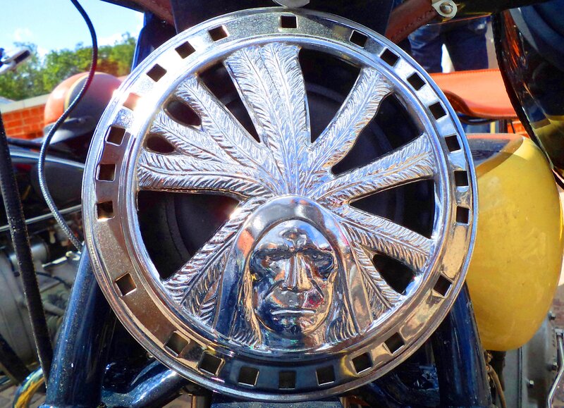 Chrome Motorcycle Emblem