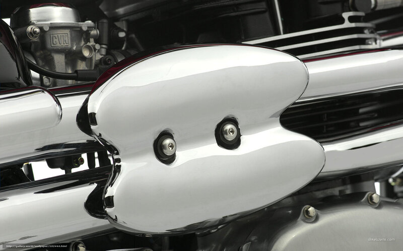 Chrome Motorcycle Exhaust