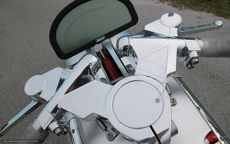 Chrome motorcycle handlebars