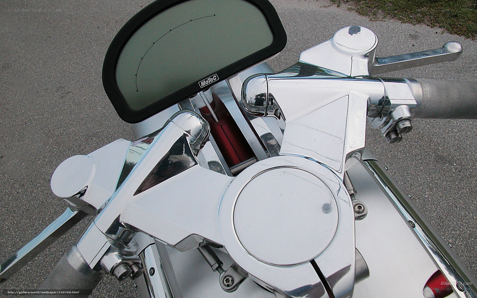 Chrome motorcycle handlebars