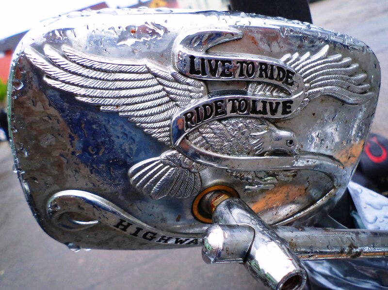 Chrome Motorcycle Mirror