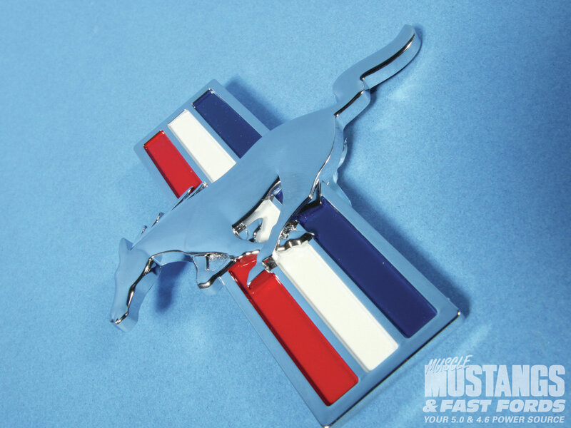 Chrome Mustang Emblem