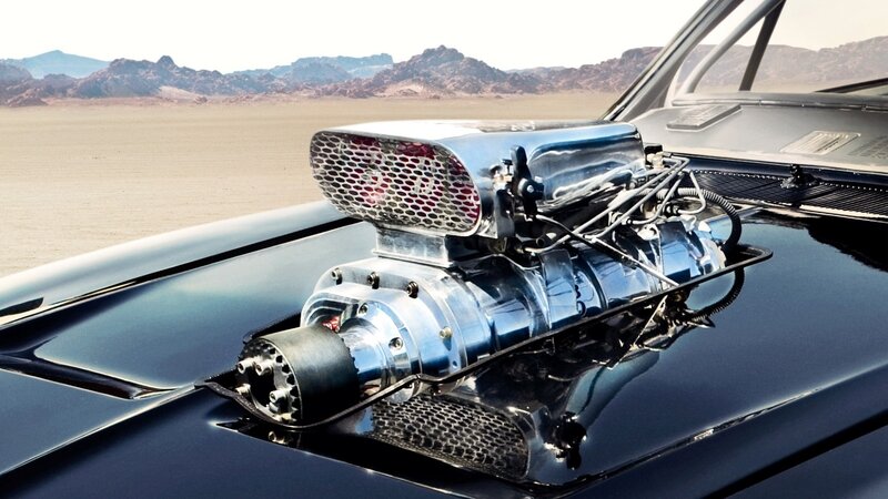 Chrome Supercharged Engine