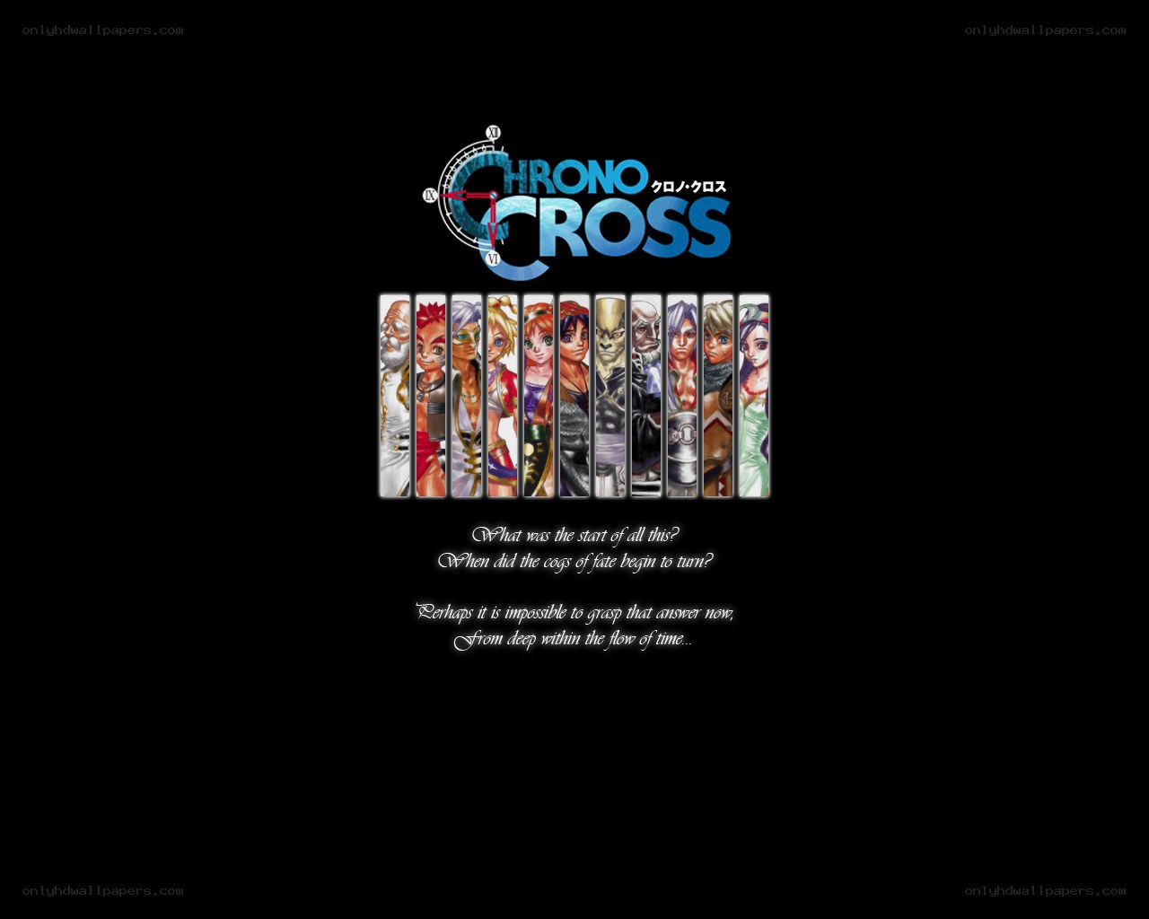 Chrono Cross title screen