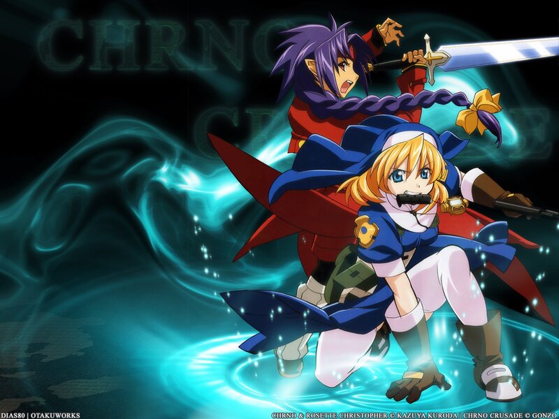 Chrono Crusade characters in action