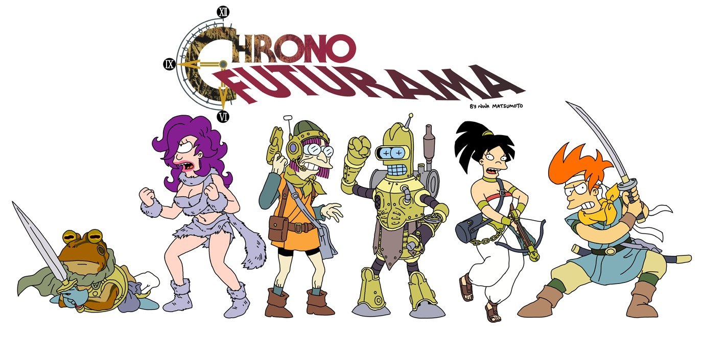 Chrono Futurama characters