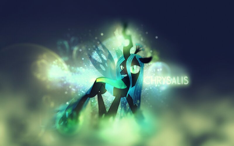 Chrysalis in magical light