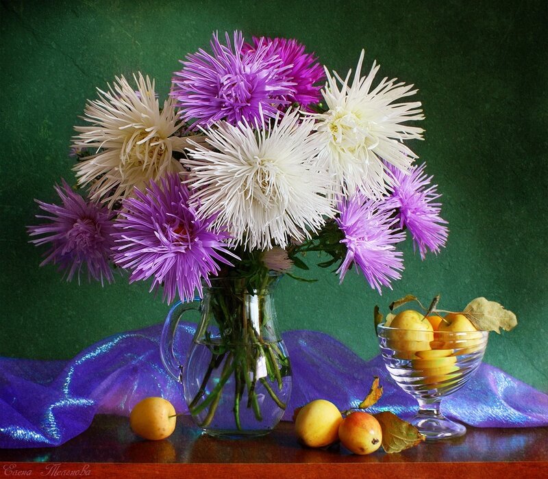 Chrysanthemum Bouquet — Purple
