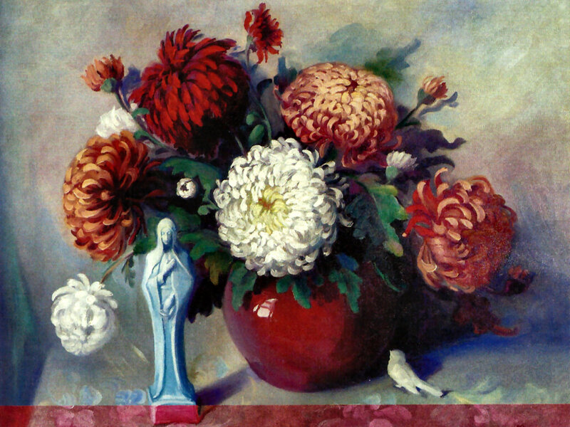 Chrysanthemum Bouquet — Red
